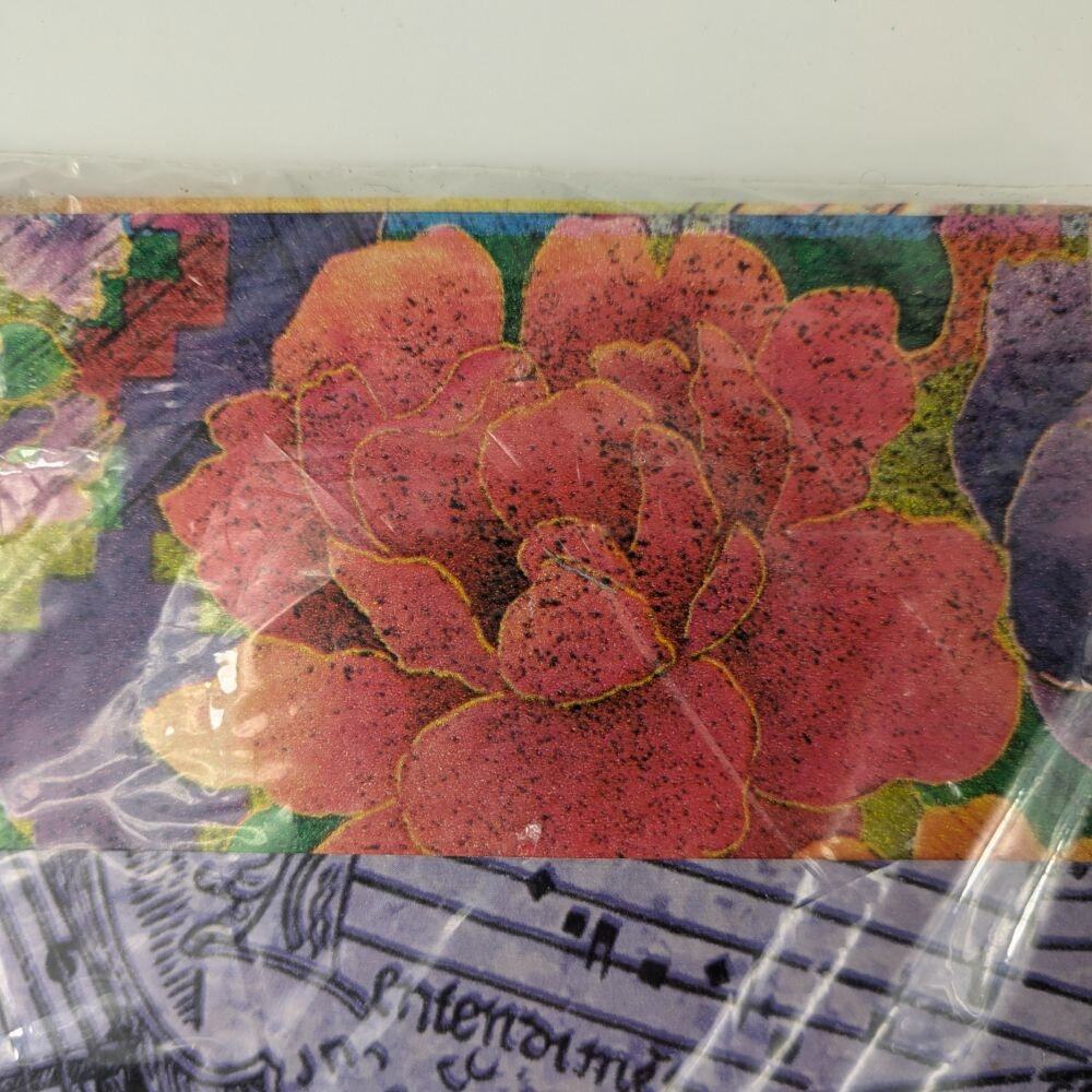 Vtg Holiday Wrapping Paper 12 Sheets 75 Sq Ft Automobiles Stamps Kids Music Map - Picture 8 of 13